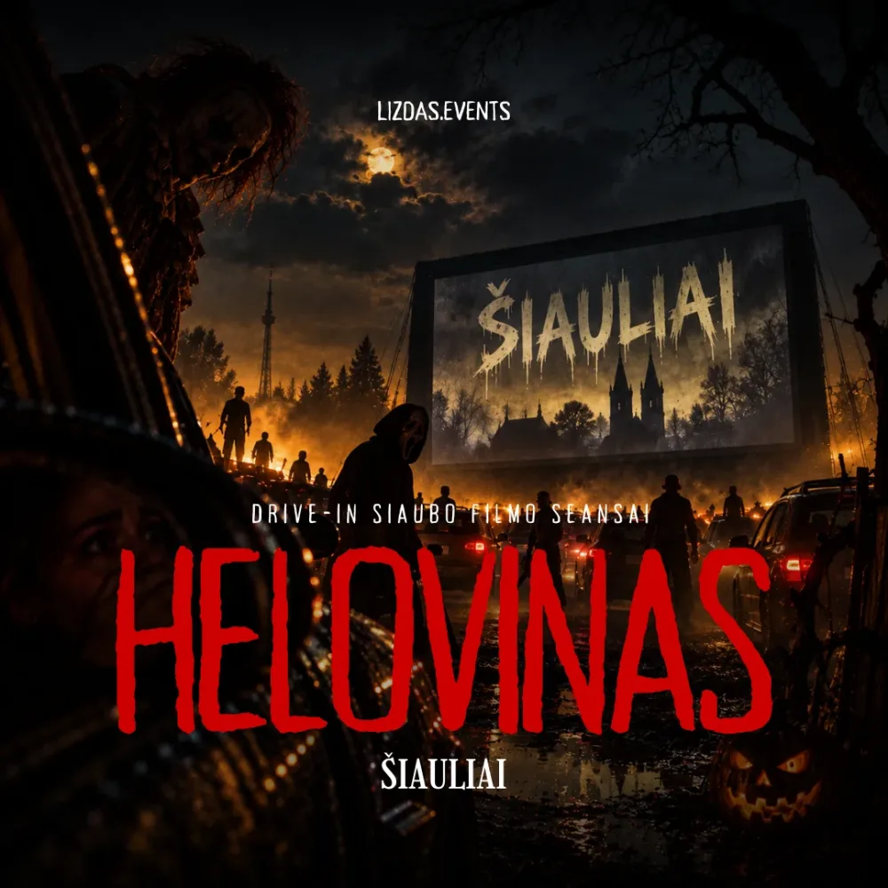HELOVINO DRIVE-IN SIAUBO FILMO SEANSAI ŠIAULIUOSE!