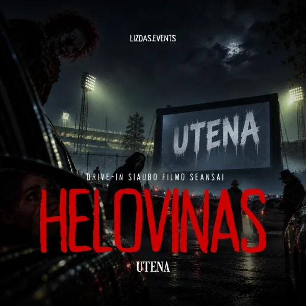 Helovīna drive-in šausmu filmu seansi – Utena