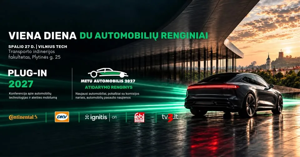 Tarptautinė konferencija „Plug-In 2027“ ir „Lietuvos metų automobilis 2027“ atidarymas