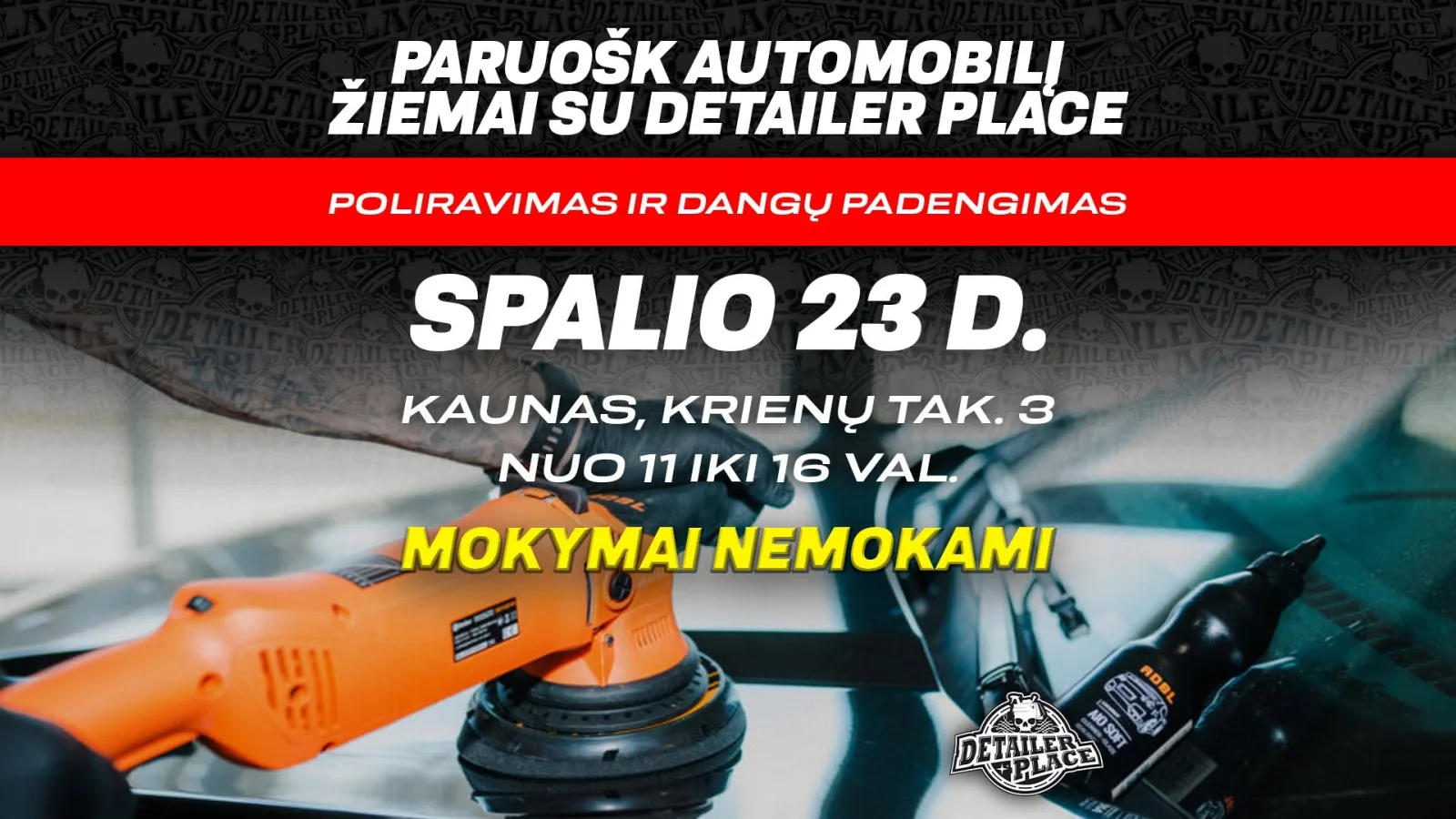 Sagatavo savu auto ziemai kopā ar Detailer Place!