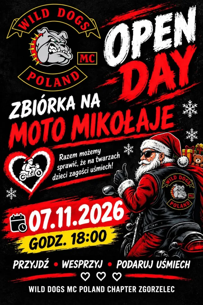 Wild Dogs MC Open Day – Moto Mikołaje Fundraiser, Zgorzelec