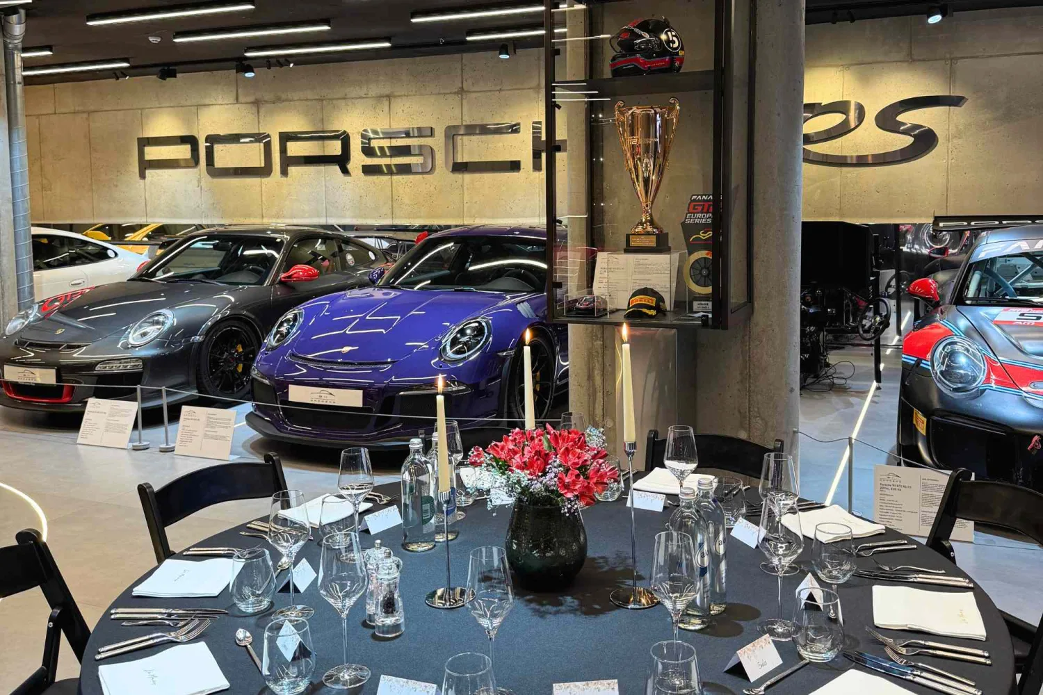 Christmas dinner with a Porsche RS collection tour