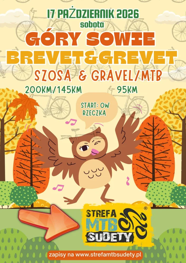 Góry Sowie: road brevet and gravel ride 2026