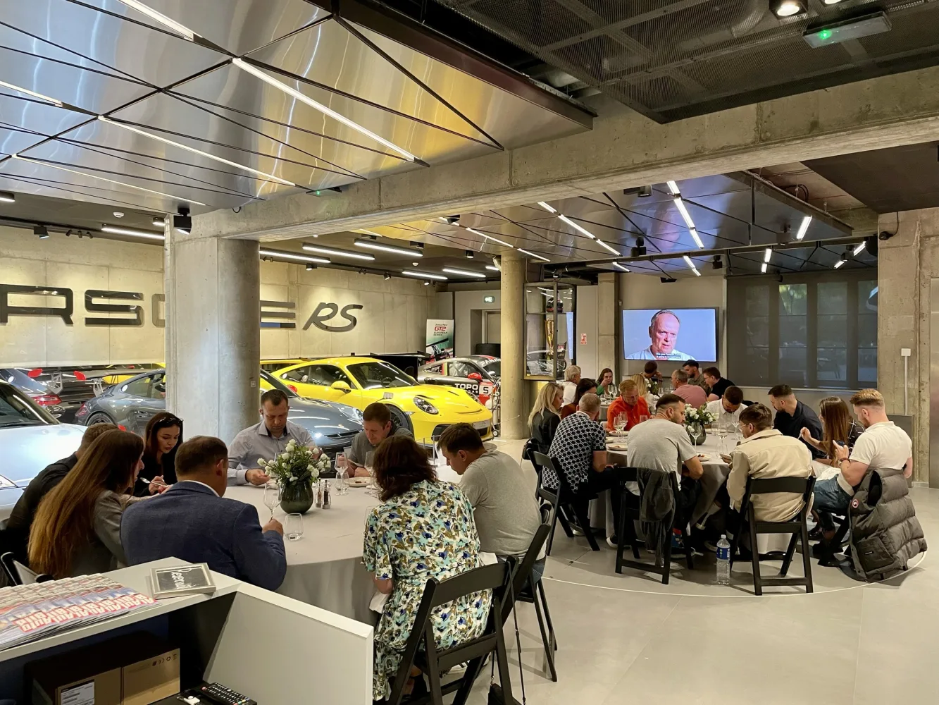 Christmas dinner with a Porsche RS collection tour