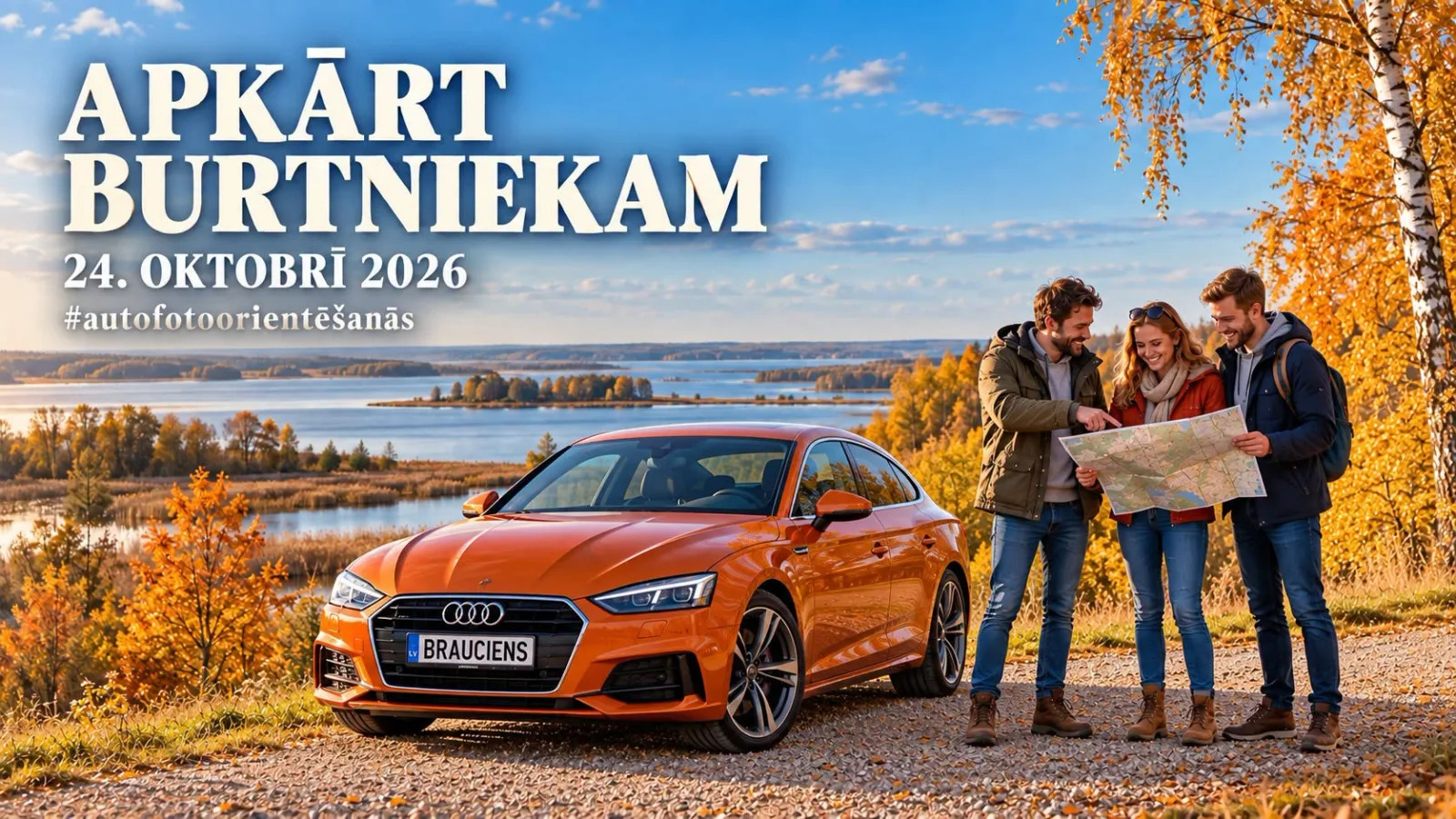 Car Photo Orienteering – Around Lake Burtnieks