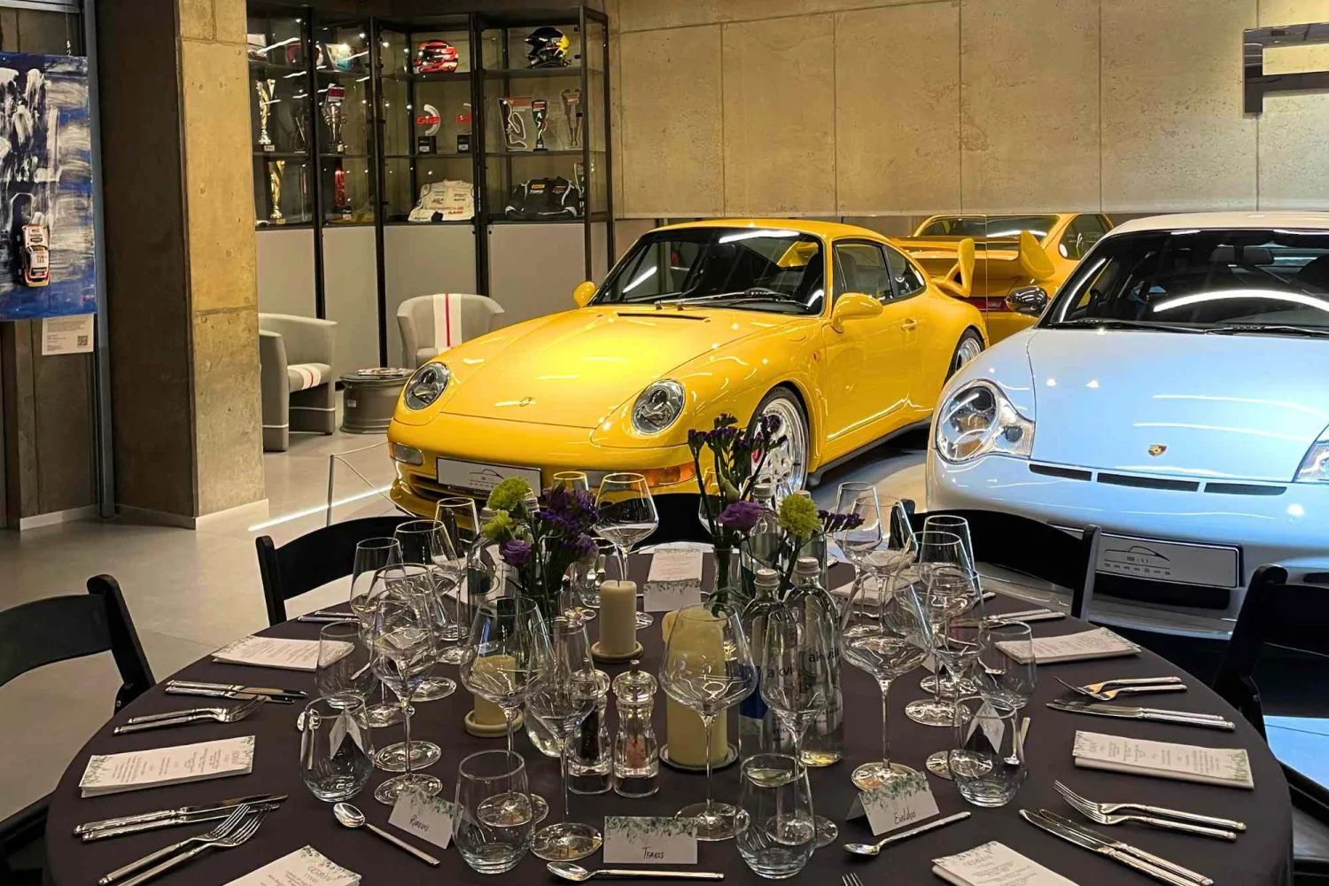 Christmas dinner with a Porsche RS collection tour