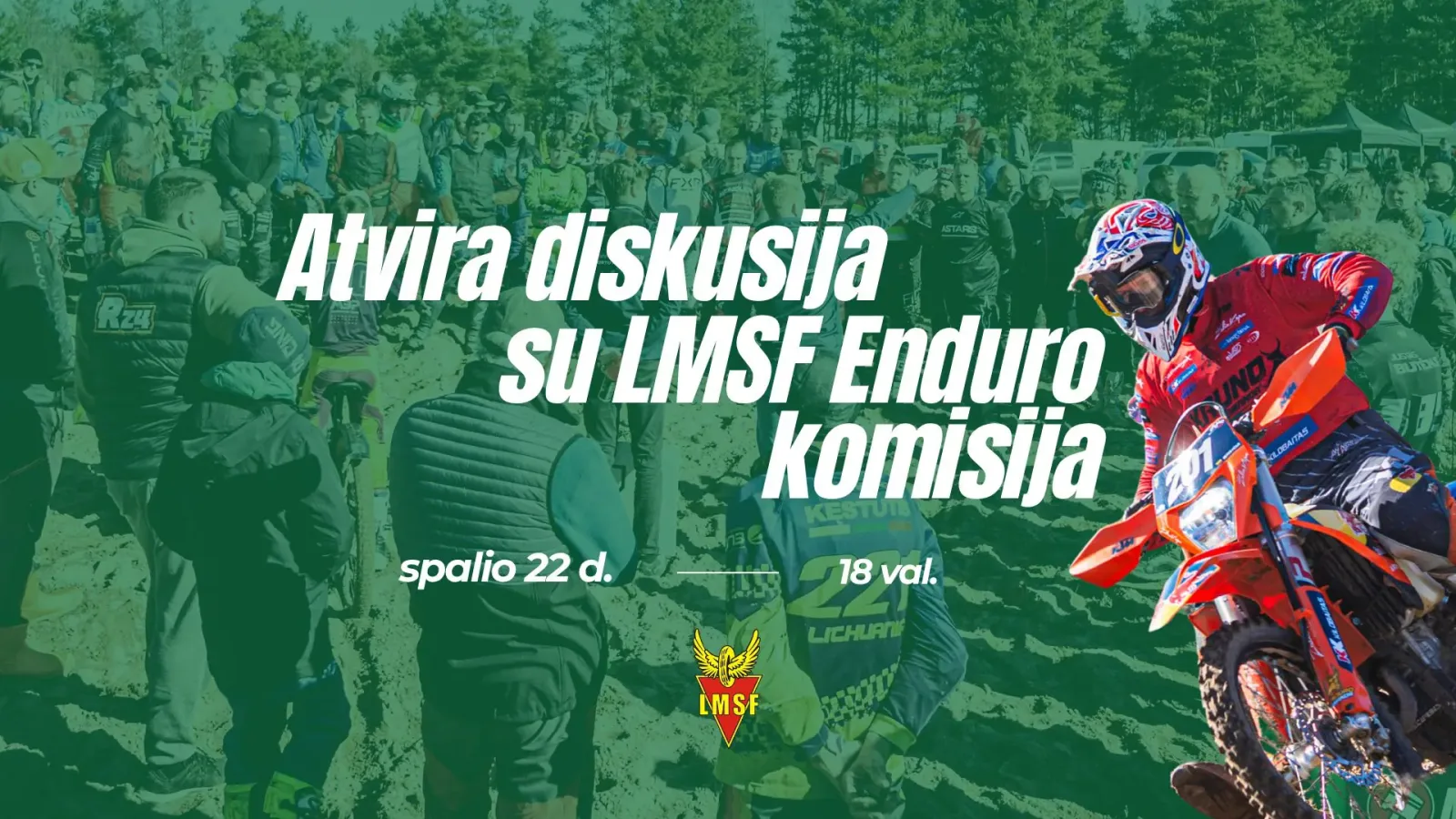 2026 m. Atvira diskusija su LMSF Enduro komisija