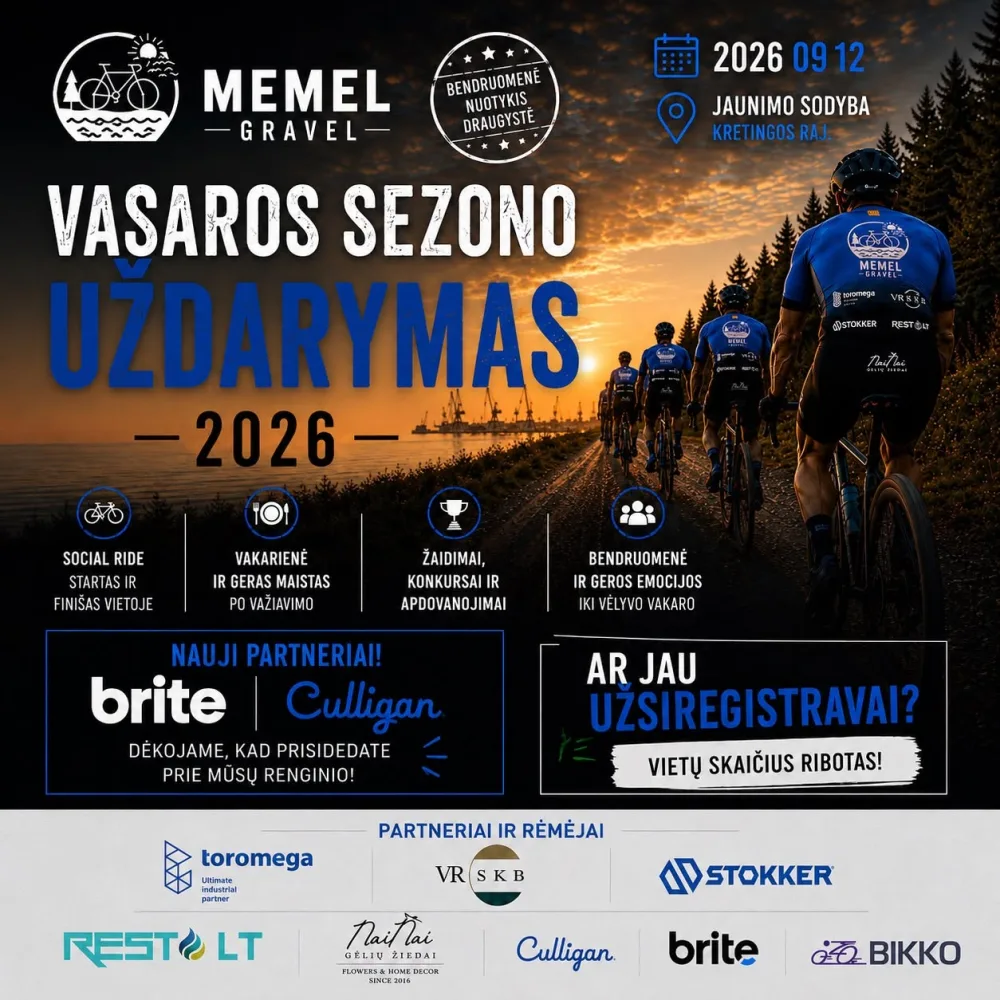 Memel Gravel 2026 Summer Season Closing