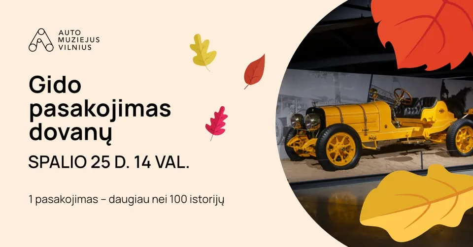 Dovanojamas gido pasakojimas – Automuziejus Vilnius