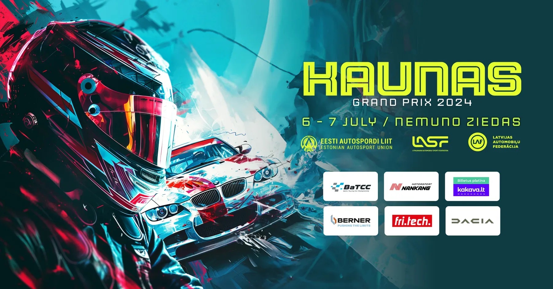 2024 m. BATCC, LTCC III, LTCC-B II, TA II etapai “Kaunas Grand Prix 2024”