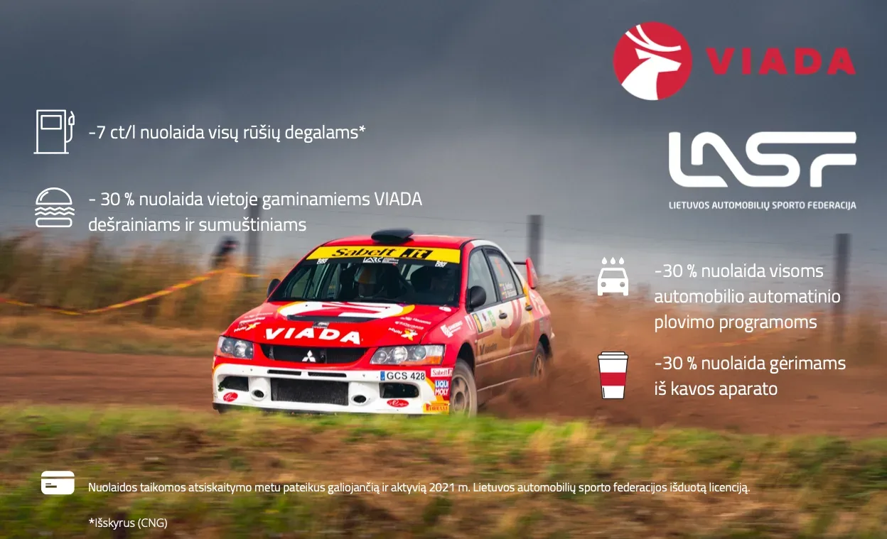 VIADA naujas LASF partneris.