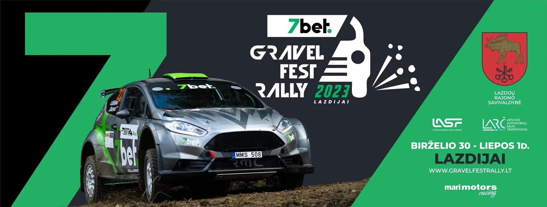 2023 m. Lietuvos automobilių ralio čempionato III etapas "7bet Gravel Fest Rally Lazdijai 2023"